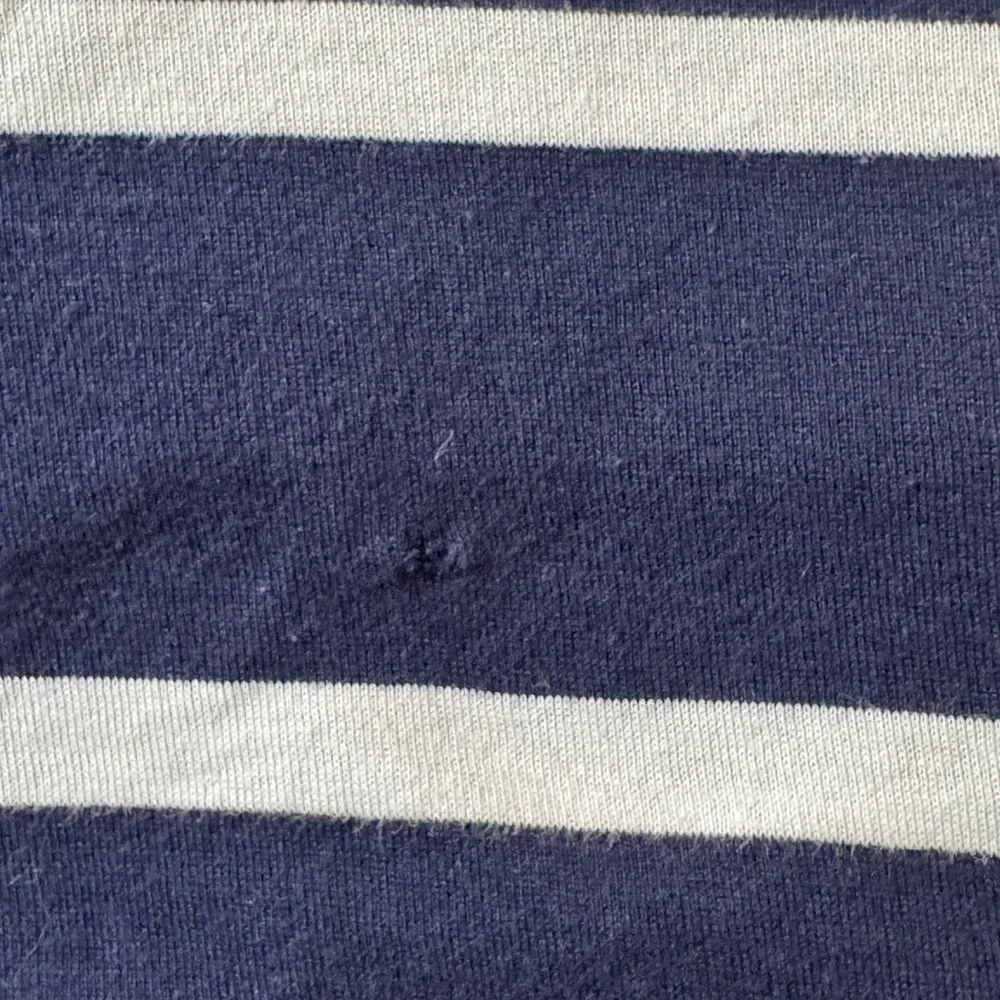 Polo Ralph Lauren Striped T Shirt USA Made‎ Olympic Men L Navy White